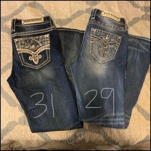Size 31 bootcut Rock Revival jeans. Worn once.